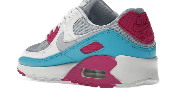 Air Max 90 White Vivid Pink Light Blue Fury - CT1030-001