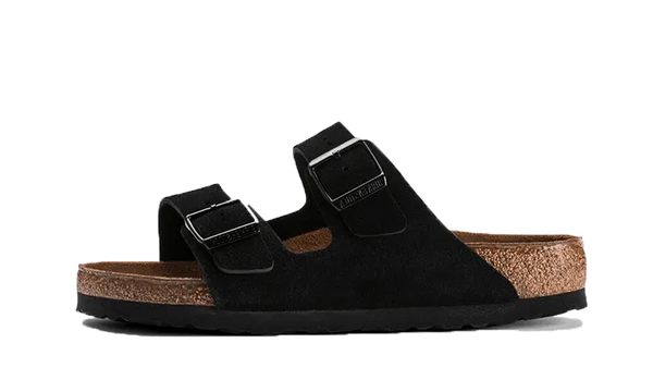 Arizona Suede Leather Soft Footbed Black - 0951321/0951323