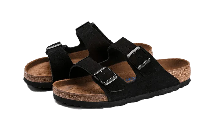 Birkenstock Arizona Suede Leather Soft Footbed Black – limitierter Sneaker bei Shade Studios