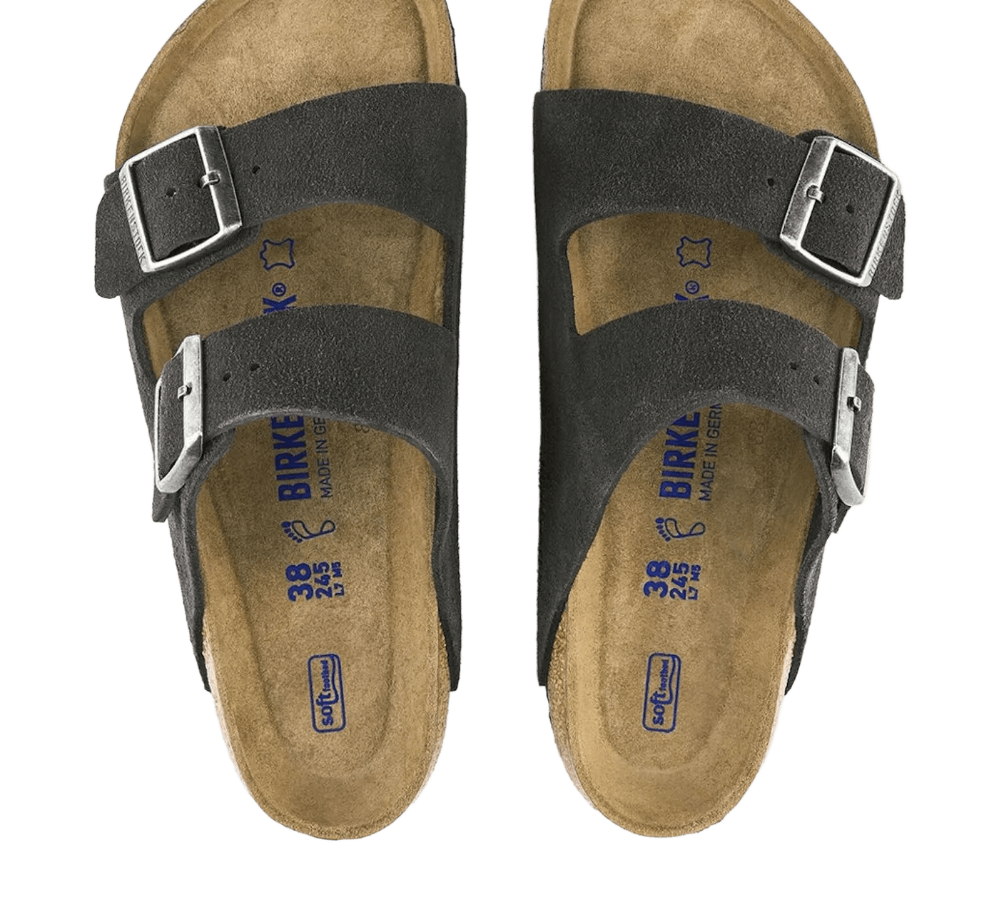 Birkenstock Arizona Suede Leather Soft Footbed Velvet Grey – limitierter Sneaker bei Shade Studios