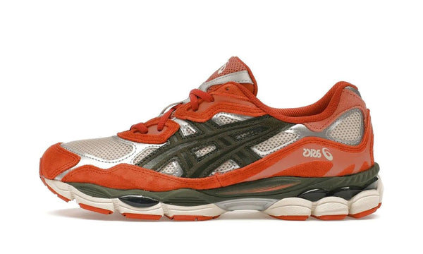 ASICS Gel-NYC Oatmeal Forest Green Orange