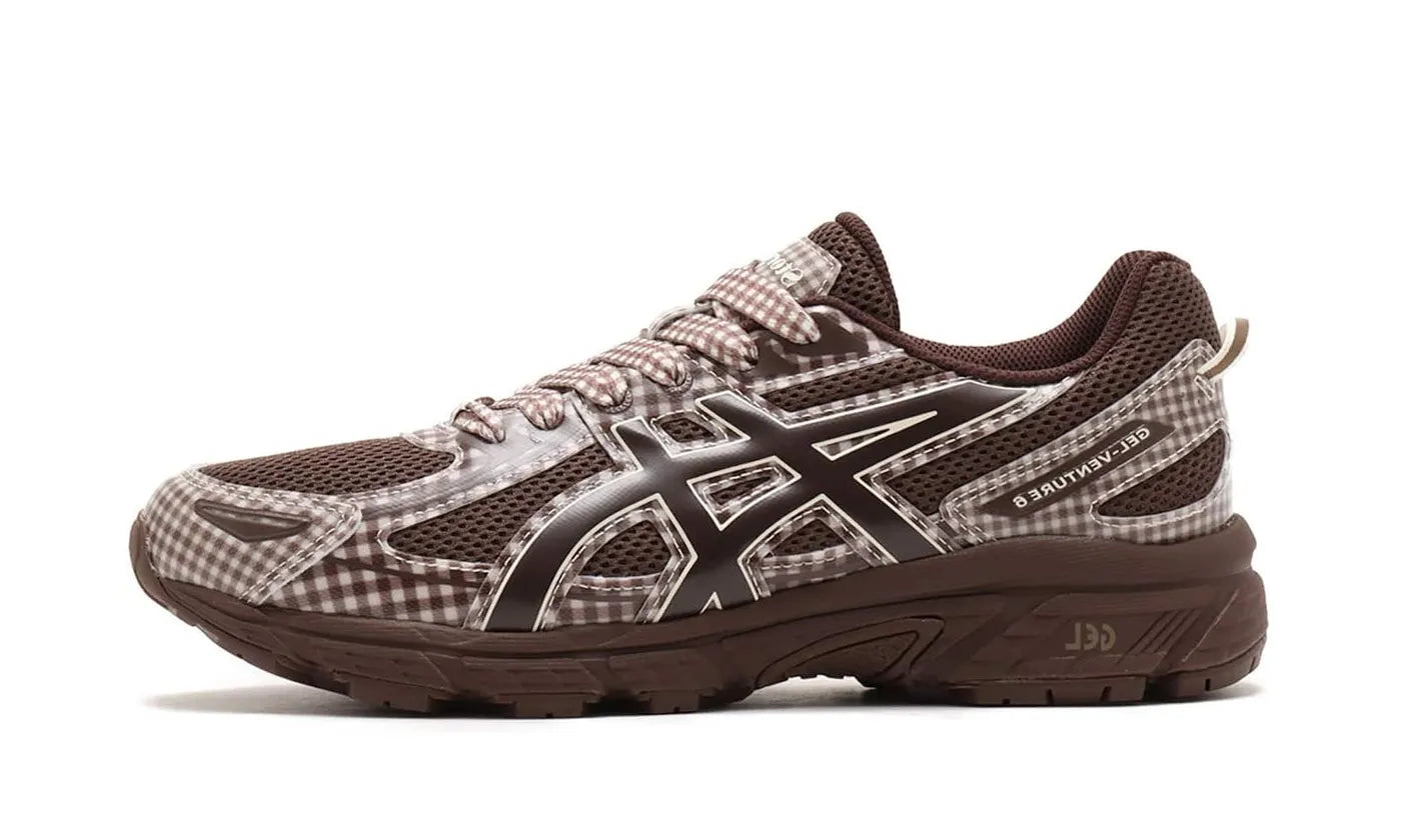 ASICS Gel-Venture 6 Story mfg. Reddish Brown Gingham – limitierter Sneaker bei Shade Studios