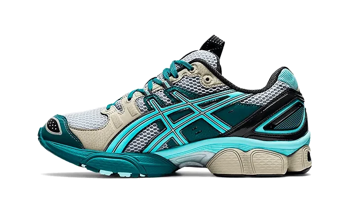 ASICS UB3-S Gel-Nimbus 9 Kiko Kostadinov Piedmont Grey Aruba Blue – limitierter Sneaker bei Shade Studios