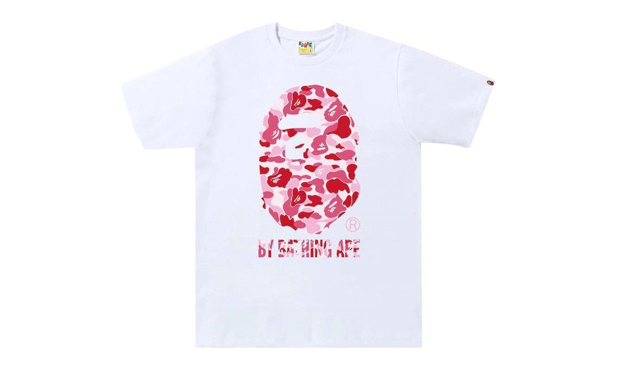 BAPE ABC Camo By Bathing Ape Tee White/Pink