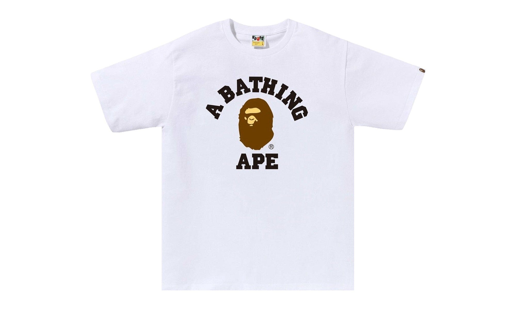 BAPE College Tee White