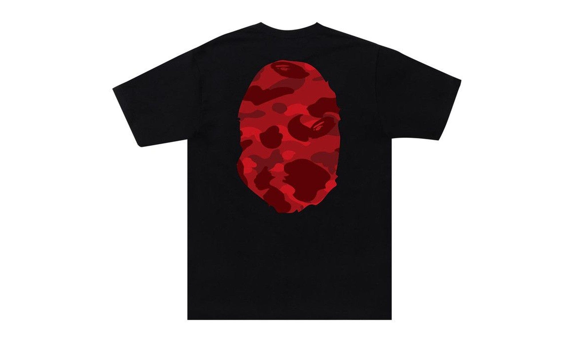 BAPE Color Camo Big Ape Head Tee Black/Red