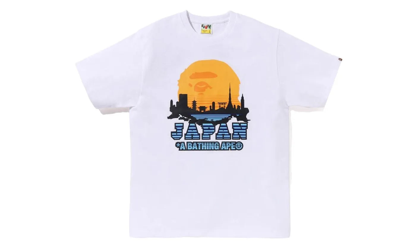 BAPE Japan Silhouette Tee White - 1J22-110-077