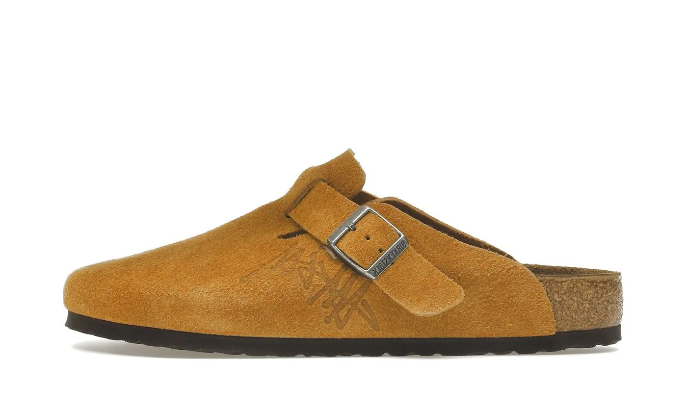 Birkenstock Boston Clog Stussy Caramel (2021) – limitierter Sneaker bei Shade Studios