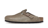 Birkenstock Boston Soft Footbed Suede Taupe