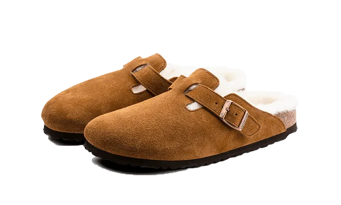 Birkenstock Boston Shearling Suede Mink – limitierter Sneaker bei Shade Studios