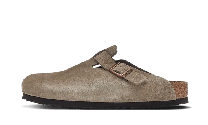 Birkenstock Boston Soft Footbed Suede Taupe – limitierter Sneaker bei Shade Studios
