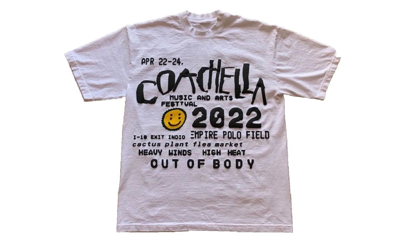 Cactus Plant Flea Market Coachella Weekend 2 T-shirt White - CPFM-CPFMCW2T-MULTI