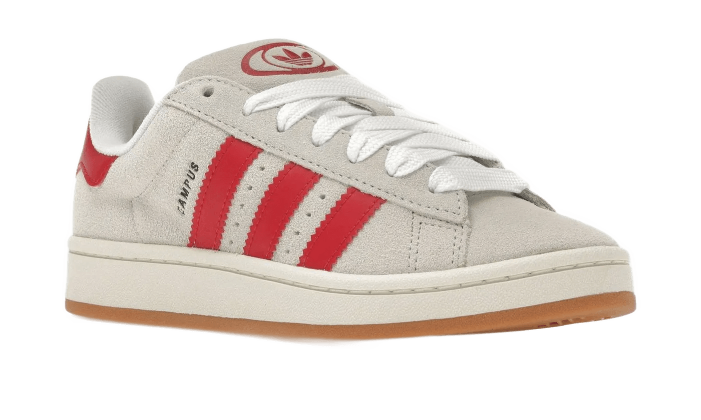 Adidas Campus 00s Crystal White Better Scarlet – limitierter Sneaker bei Shade Studios