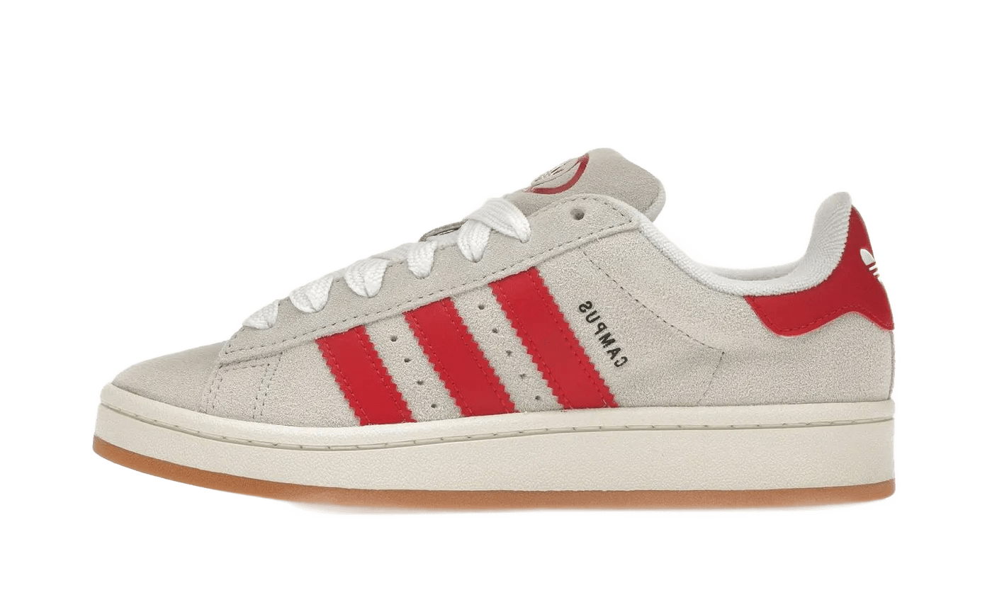 Adidas Campus 00s Crystal White Better Scarlet – limitierter Sneaker bei Shade Studios