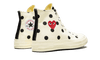 Converse Converse Chuck Taylor All-Star 70s Hi Comme des Garçons PLAY Polka Dot White - 157251C