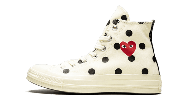 Converse Converse Chuck Taylor All-Star 70s Hi Comme des Garçons PLAY Polka Dot White - 157251C