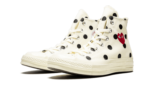 Converse Converse Chuck Taylor All-Star 70s Hi Comme des Garçons PLAY Polka Dot White - 157251C