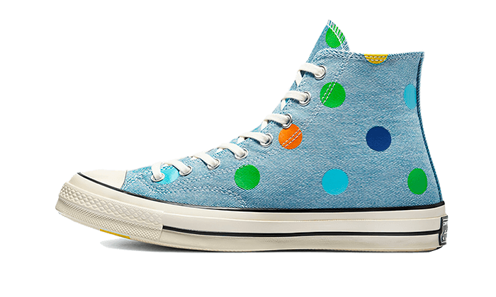 Converse Converse Chuck Taylor All-Star 70s Hi Golf Wang Denim Polka Dots - 170011C