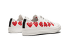 Converse Converse Chuck Taylor All-Star 70s Ox Comme des Garçons PLAY Multi-Heart White - 162975C