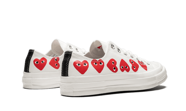 Converse Converse Chuck Taylor All-Star 70s Ox Comme des Garçons PLAY Multi-Heart White - 162975C