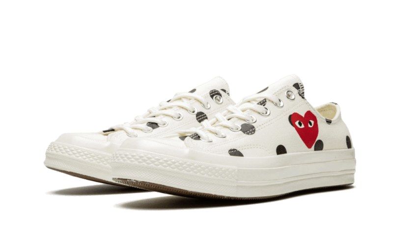 Converse Converse Chuck Taylor All-Star 70s Ox Comme des Garçons PLAY Polka Dot White - 157249C