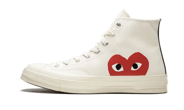 Converse Chuck Taylor All-Star 70s Hi Comme des Garçons PLAY White - 150205C