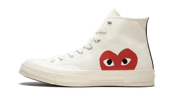 Converse Chuck Taylor All-Star 70s Hi Comme des Garçons PLAY White – limitierter Sneaker bei Shade Studios