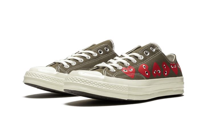 Converse Chuck Taylor All-Star 70s Ox Comme des Garçons PLAY Multi Heart Green – limitierter Sneaker bei Shade Studios