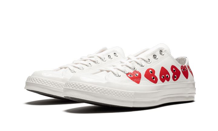 Converse Chuck Taylor All-Star 70s Ox Comme des Garçons PLAY Multi-Heart White – limitierter Sneaker bei Shade Studios