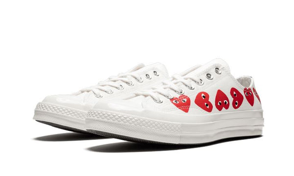 Converse Converse Chuck Taylor All-Star 70s Ox Comme des Garçons PLAY Multi-Heart White - 162975C