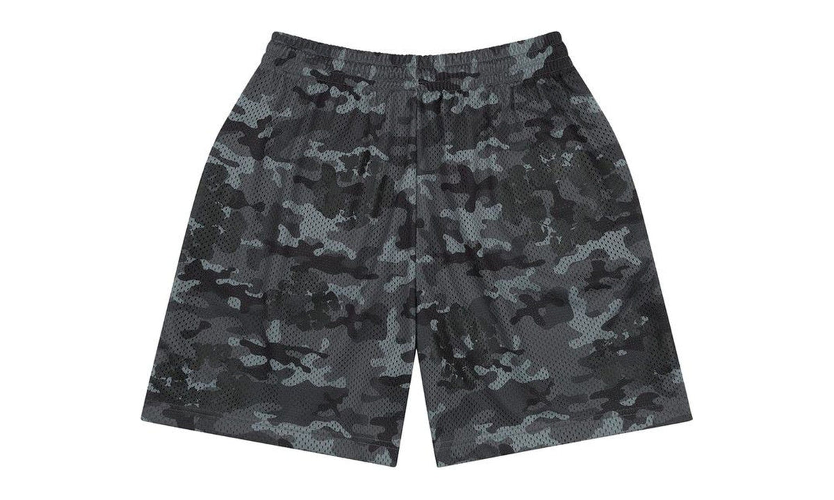 Denim Tears Camo Cotton Wreath Mesh Shorts Black