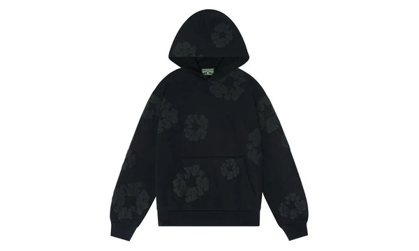 Denim Tears Denim Tears Cotton Wreath Hoodie Black Monochrome - DT-DTCWHB-BLACKMONOCHROME