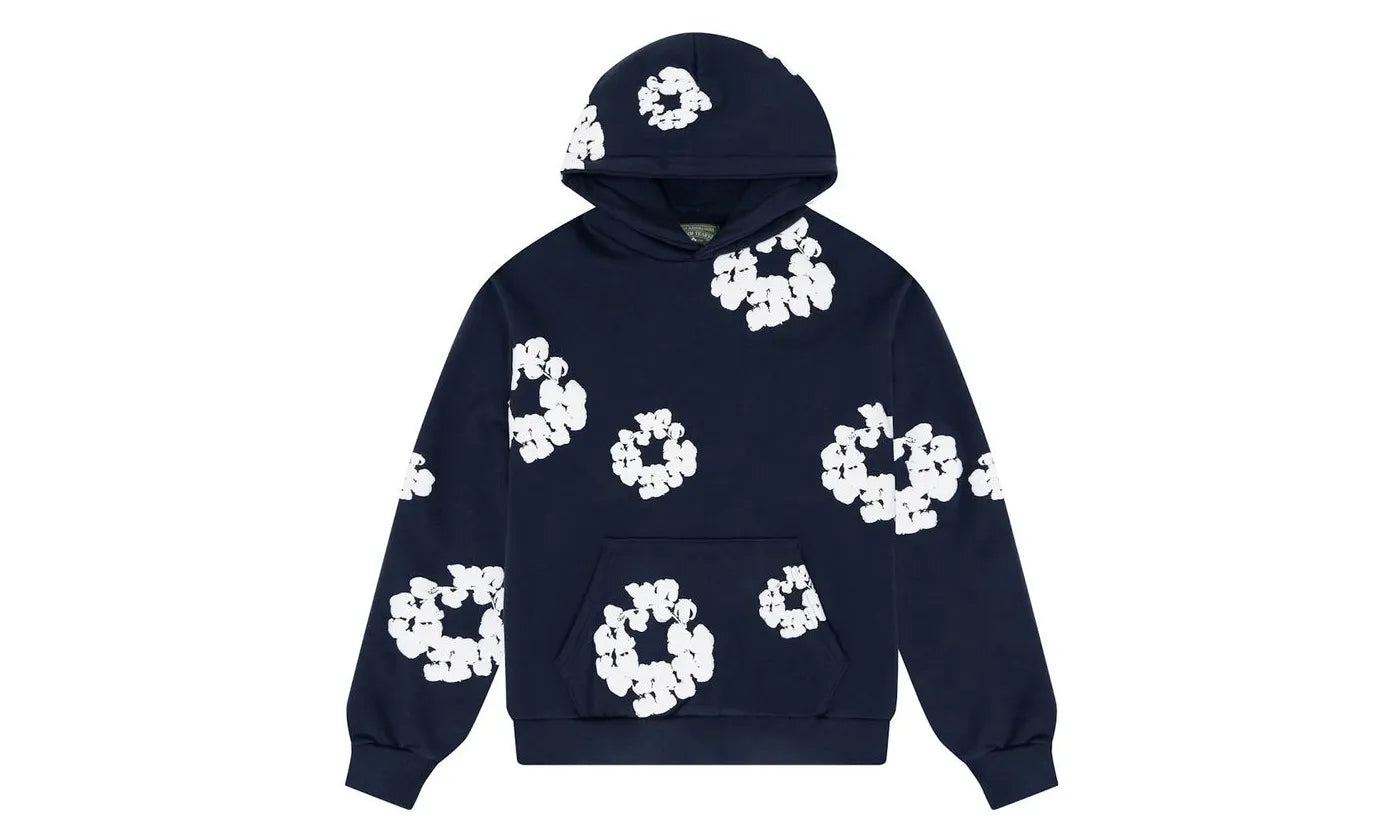 Denim Tears Cotton Wreath Sweatshirt Navy – limitierter Sneaker bei Shade Studios