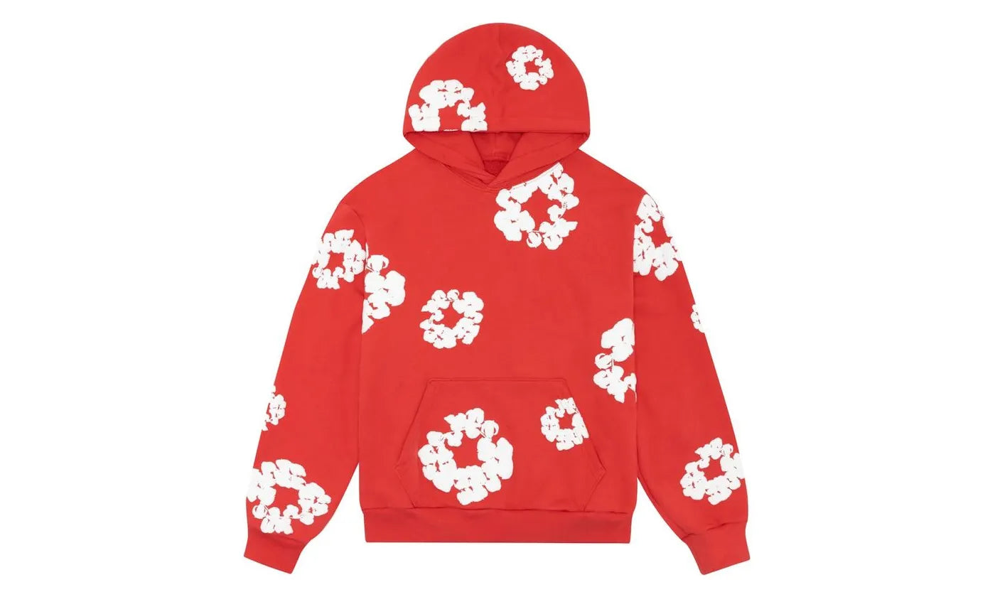 Denim Tears Cotton Wreath Sweatshirt Red – limitierter Sneaker bei Shade Studios