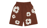 Denim Tears The Cotton Wreath Shorts Brown