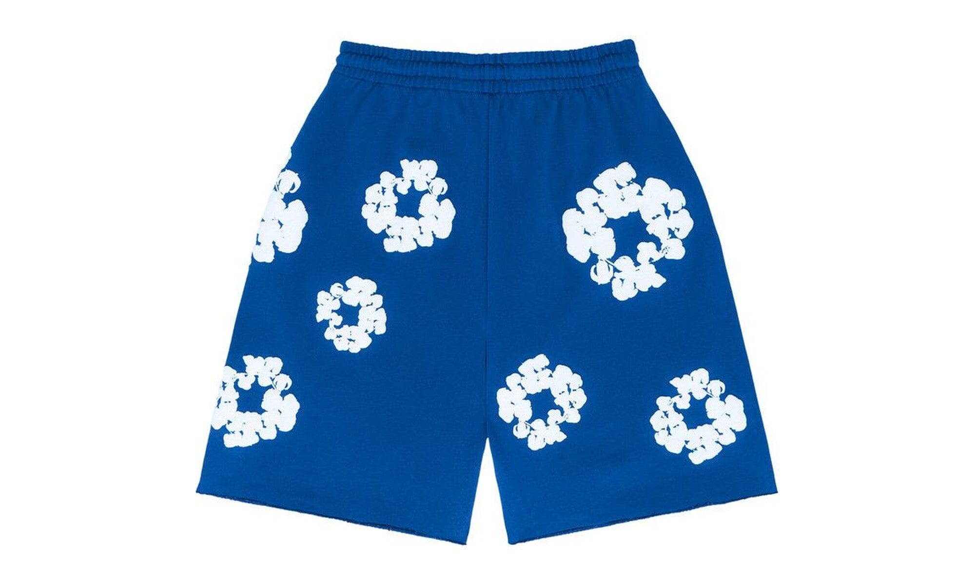 Denim Tears The Cotton Wreath Shorts Royal Blue