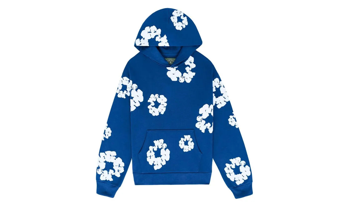 Denim Tears The Cotton Wreath Sweatshirt Royal Blue – limitierter Sneaker bei Shade Studios