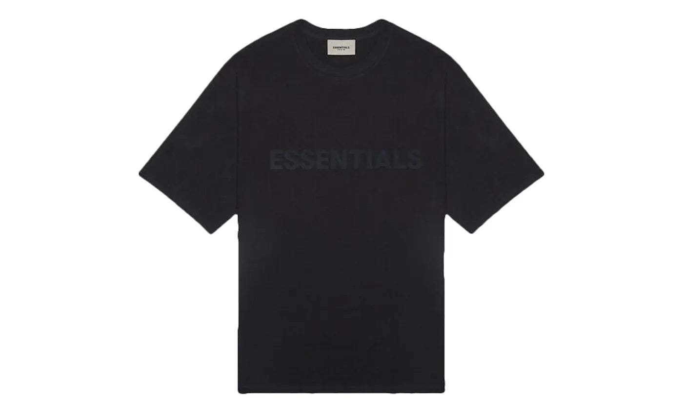 Fear of God Essentials 3D Silicon Applique Boxy T-Shirt Dark Slate/Stretch Limo/Black – limitierter Sneaker bei Shade Studios