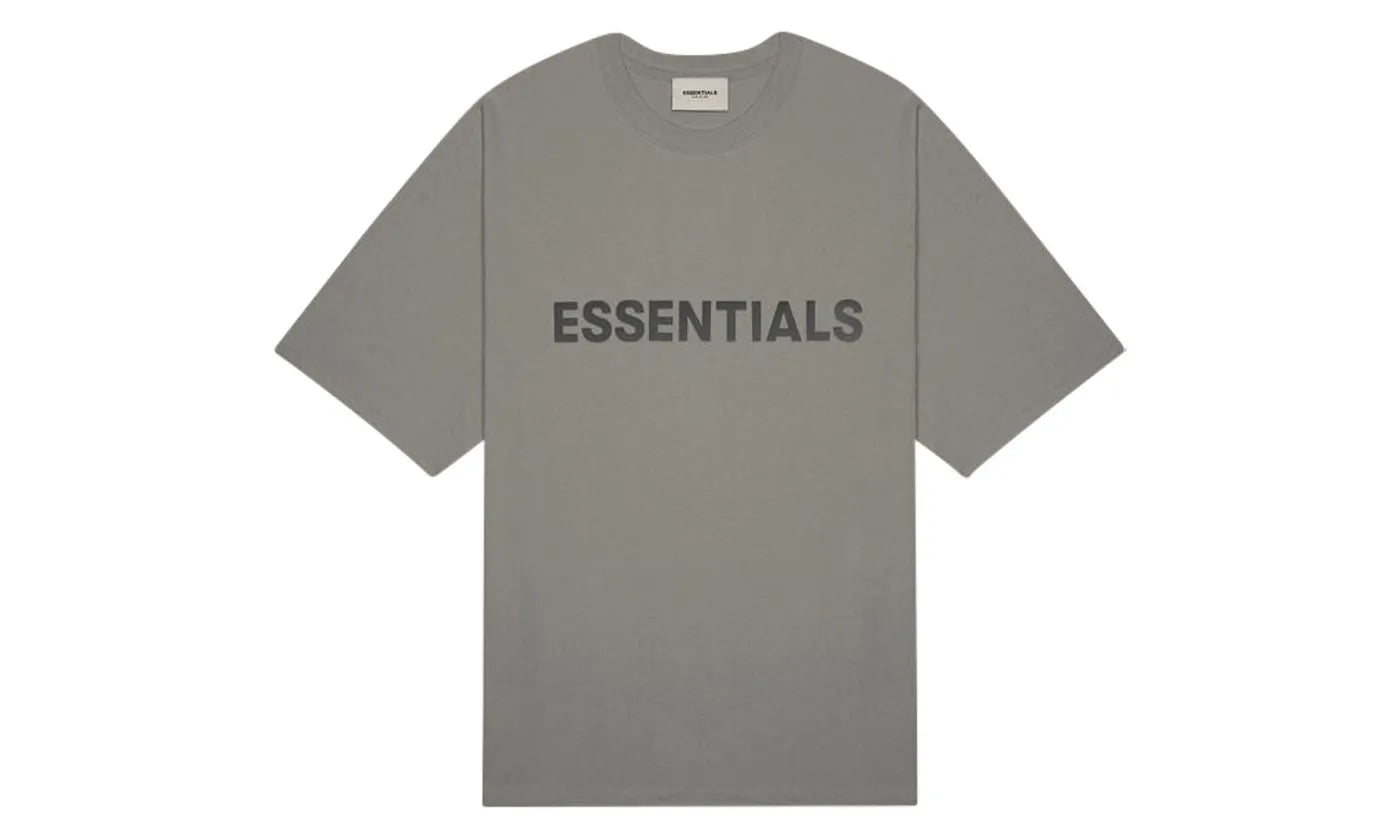 Fear of God Essentials 3D Silicon Applique Boxy T-Shirt Gray Flannel/Charcoal – limitierter Sneaker bei Shade Studios