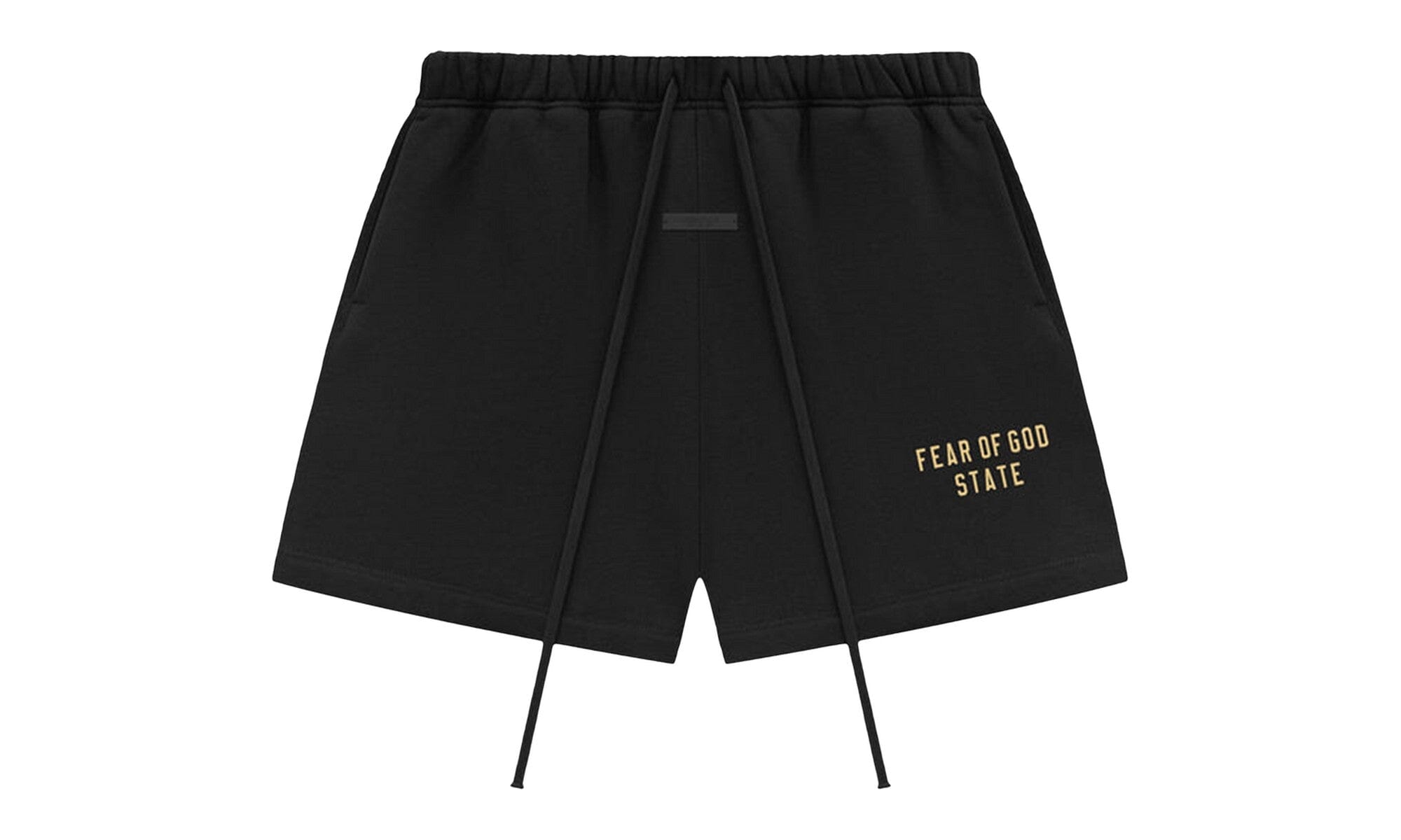 Fear of God Essentials Fleece Soccer Short Black
