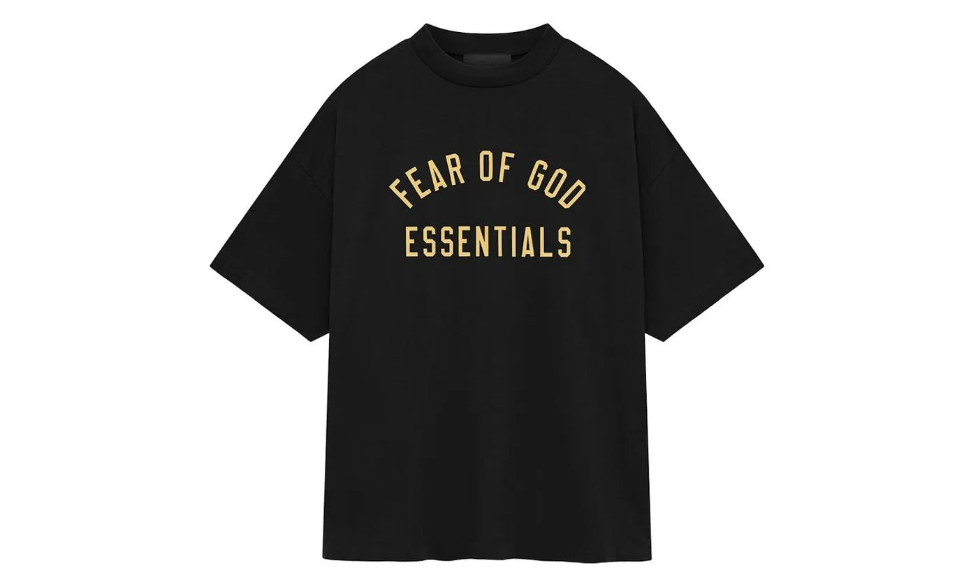 Fear of God Essentials Jersey Crewneck Tee Black – limitierter Sneaker bei Shade Studios