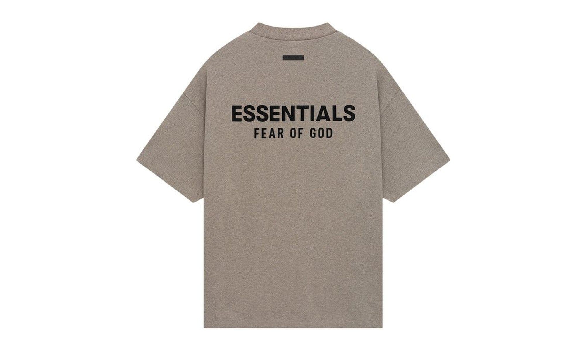 Fear of God Essentials Jersey Crewneck Tee Heather Grey