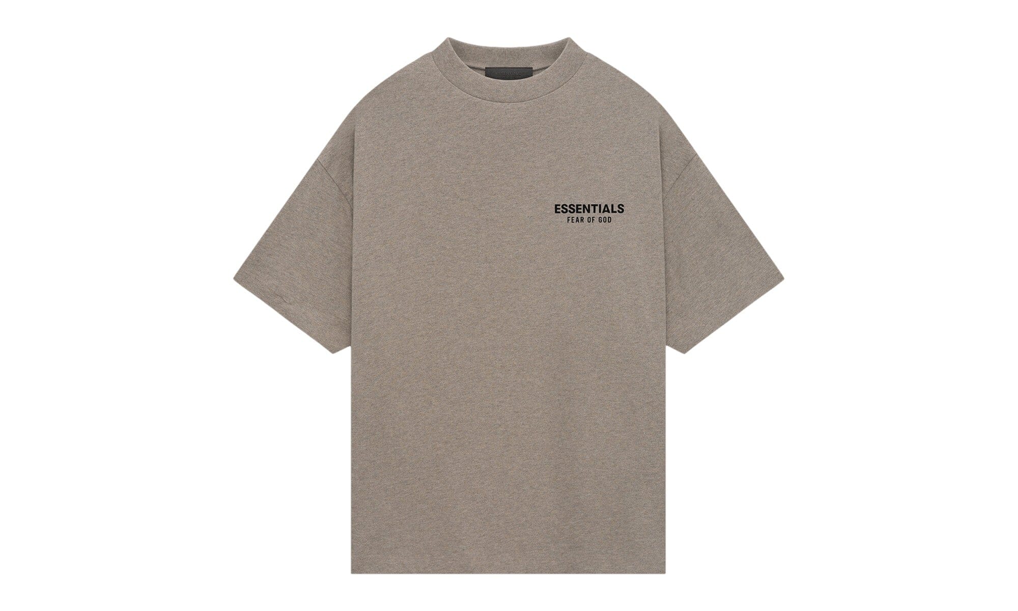 Fear of God Essentials Jersey Crewneck Tee Heather Grey