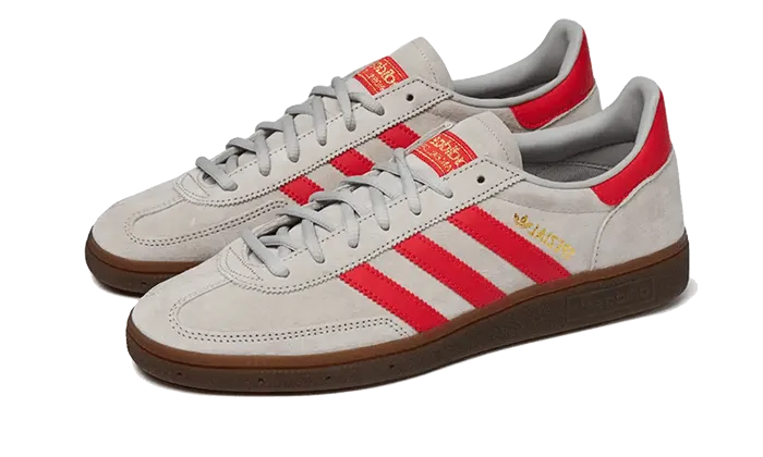 Adidas Handball Spezial Grey Two Hi-Res Red – limitierter Sneaker bei Shade Studios