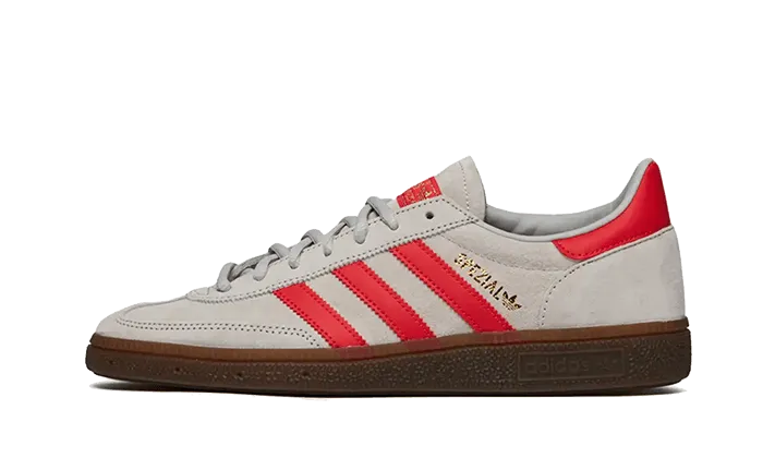 Adidas Handball Spezial Grey Two Hi-Res Red – limitierter Sneaker bei Shade Studios