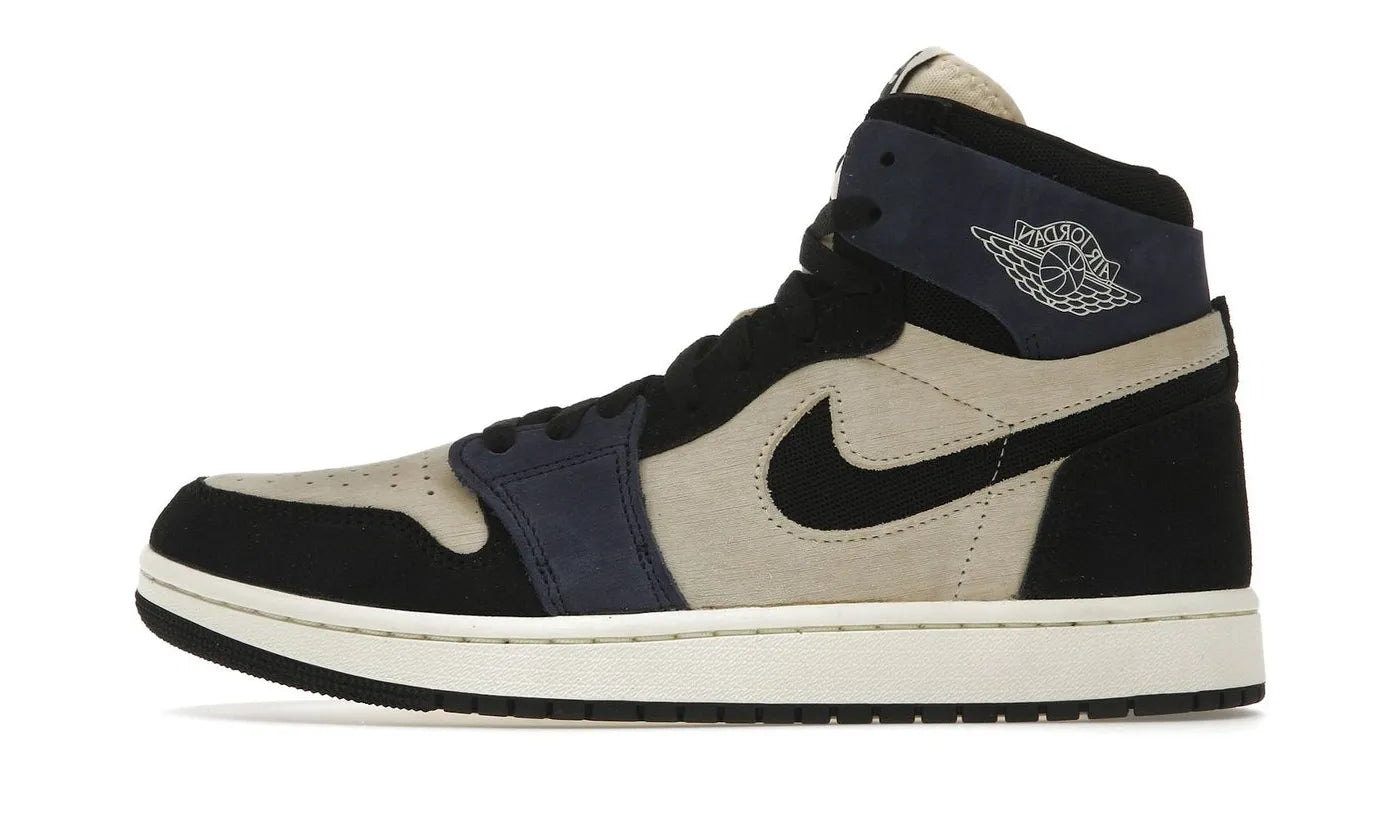 Air Jordan 1 High Zoom Air CMFT 2 Muslin Blackened Blue - DV1305-104