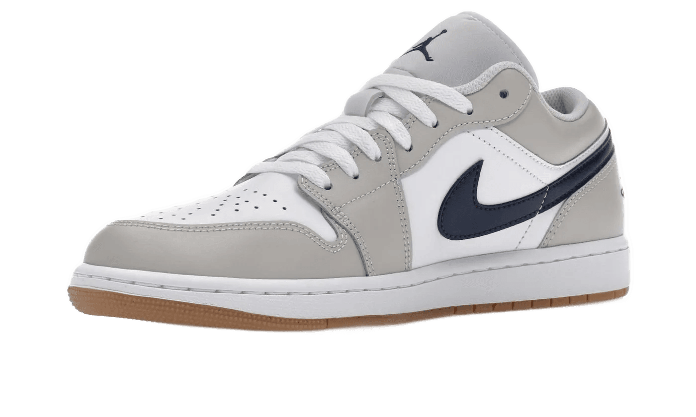 Air Jordan 1 Low Midnight Navy Neutral Grey - 553558-146