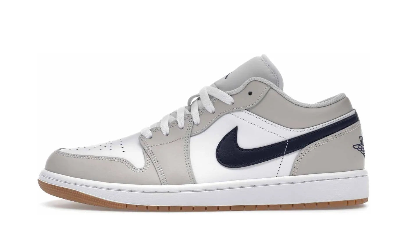 Air Jordan 1 Low Midnight Navy Neutral Grey - 553558-146