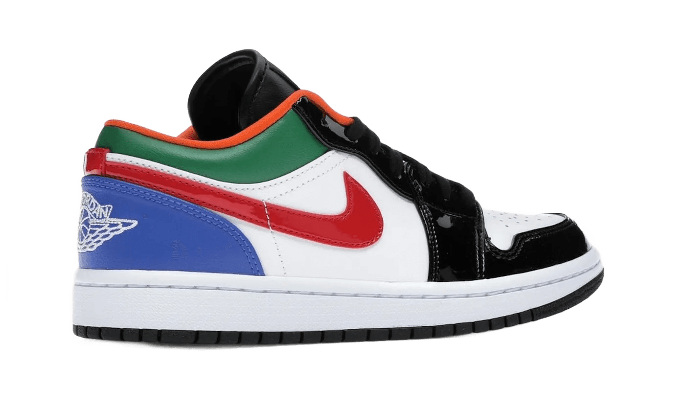 Air Jordan 1 Low Multi-Color Black Toe - CZ4776-101
