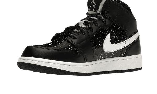 Air Jordan 1 Mid Black Speckle - AV5174-001